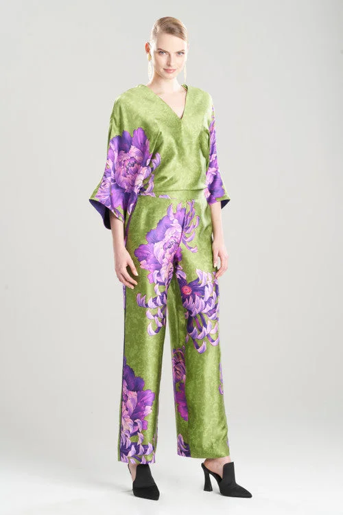 Sumida Charmeuse Wide Leg Silk Pants