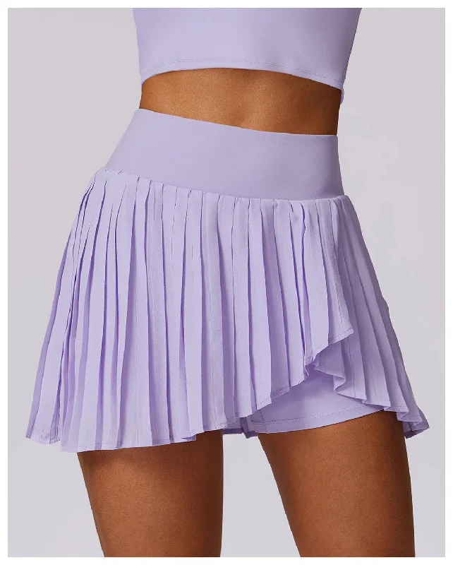 Mini - length leather skirt for a bold and edgy styleLia Tenniscore Trendy Short Skirts