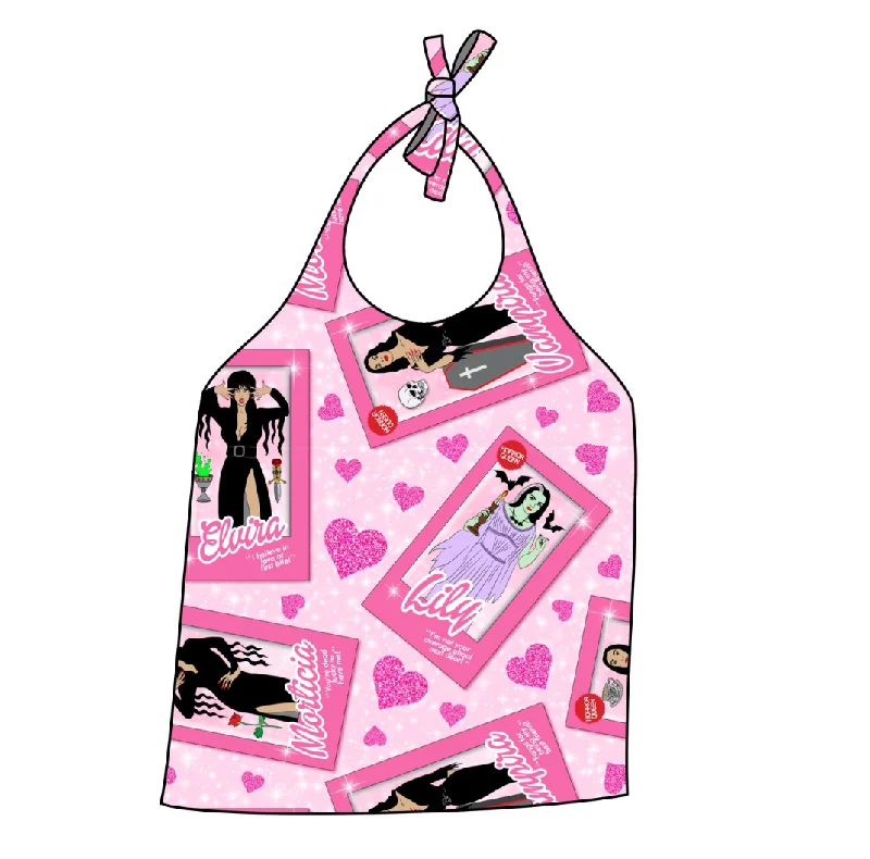 Easy - care halter top made of microfiber for daily wearBarb!e Ghouls Halter Top
