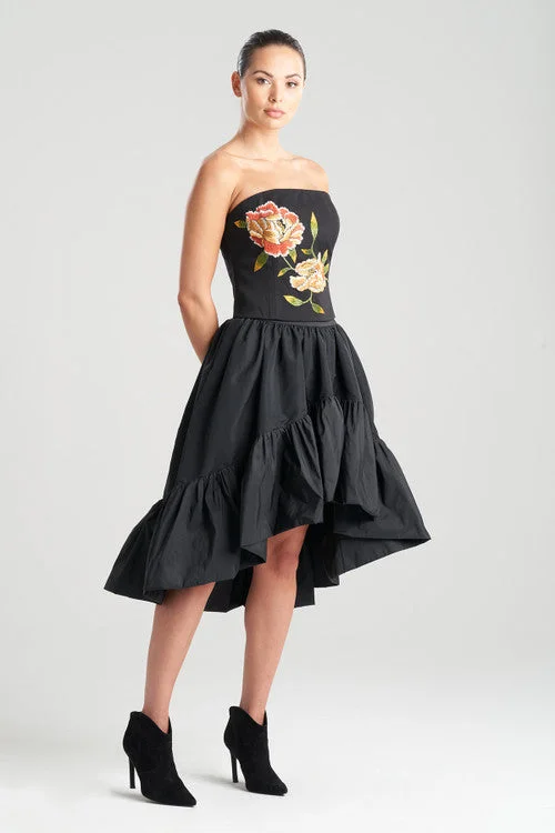 Tiered linen skirt for a bohemian summer festivalTaffeta Balloon Skirt