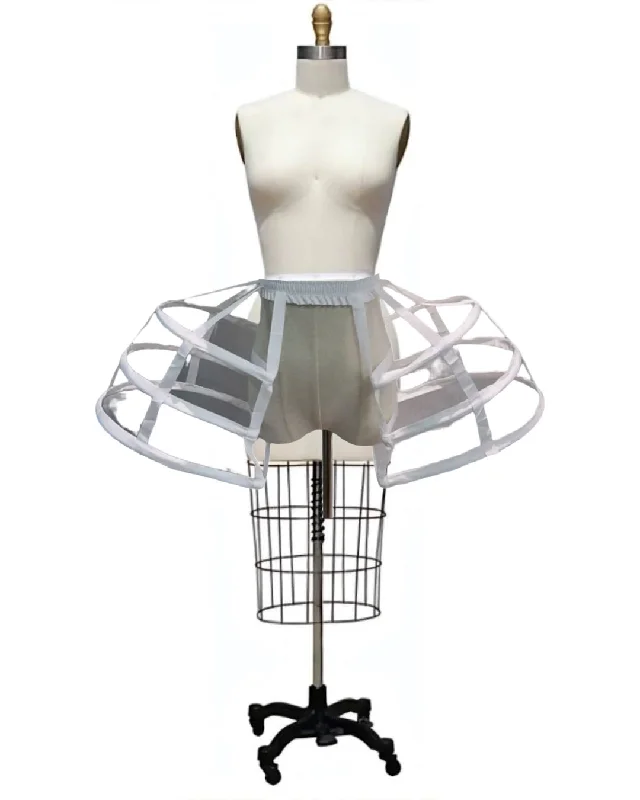 Pencil skirt in stretchy spandex for a figure - hugging fitHippy- the Caged Pannier Dress or Skirt Support