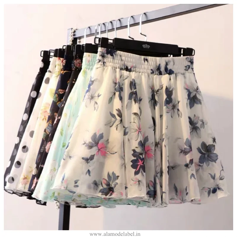 Sustainable organic cotton skirt for eco - conscious consumersMyra Vintage Skirts