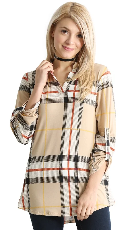 Khaki Plaid