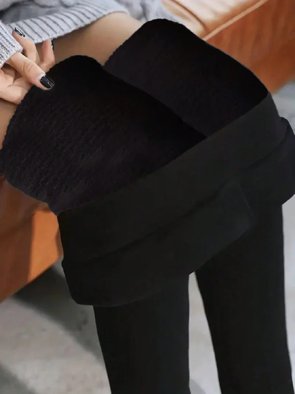 Solid Thermal Lined Leggings