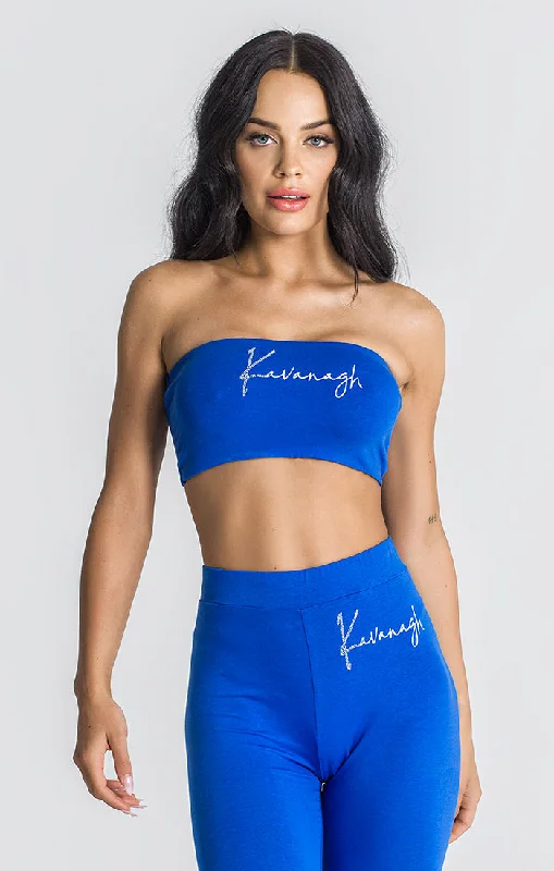 Striped Women's Crop Top in Navy and White for a Nautical and Timeless StyleBlue Thunder Crop Top