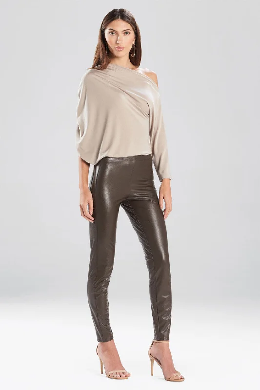 Vegan Leatherette Leggings