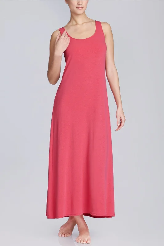 Jersey Tank Maxi Gown - Azalea