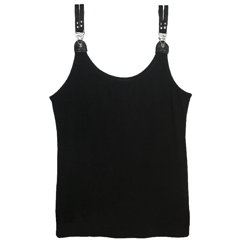 Women's Spaghetti Strap Tank Tops with Geometric PatternsJersey Garter Tank