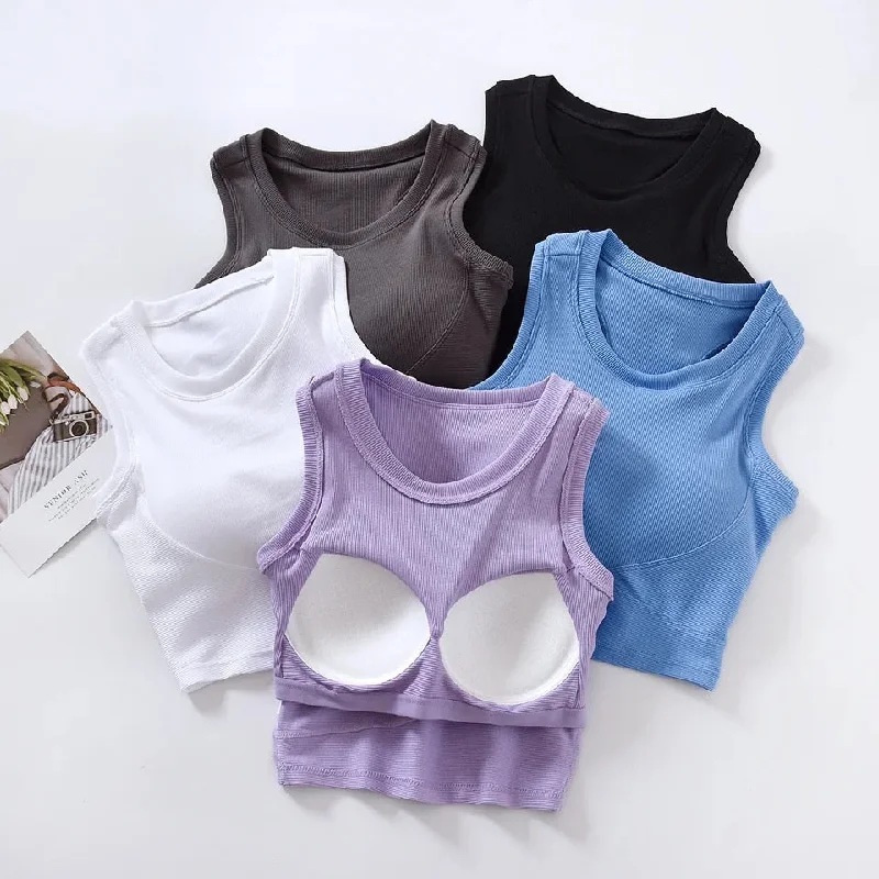 Baco Tank Tops with Inbuilt Bra