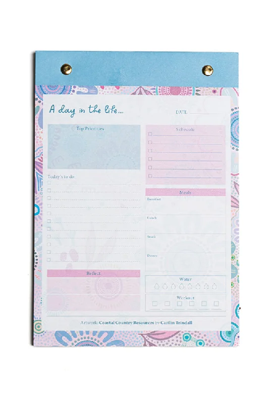 (Bulk Order) Coastal Country A5 Daily Planner Notepad