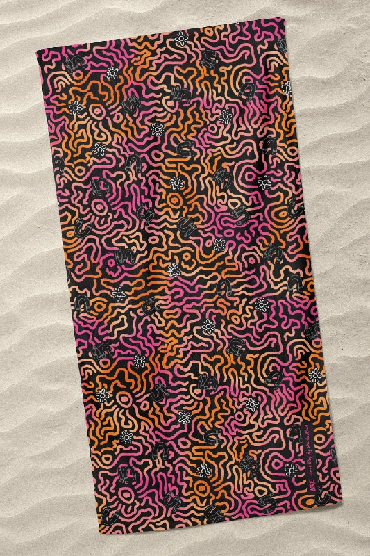 (Bulk Order) Coral Reef Beach Towel