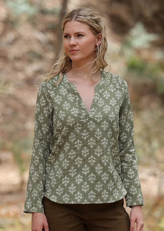 Button - Down Women Long Sleeve Top for a Classic StyleFlorence Top Malli
