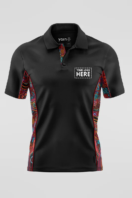 Button - through back polo shirt for a unique design(EXPRESS) Knowledge Holders Black Bamboo (Simpson) Unisex Polo Shirt Button - through back polo shirt for a unique design(EXPRESS) Knowledge Holders Black Bamboo (Simpson) Unisex Polo Shirt