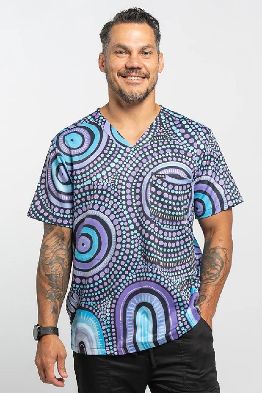 Long - sleeve polo shirt in lightweight polyester for layering(Bulk Order) Our Future, Together Unisex Three Pocket Scrub Top Long - sleeve polo shirt in lightweight polyester for layering(Bulk Order) Our Future, Together Unisex Three Pocket Scrub Top