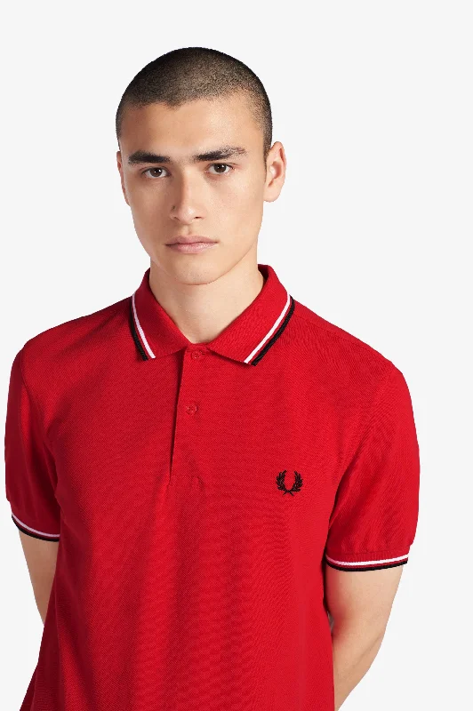 Fred Perry Polo Jester Red / White / Black