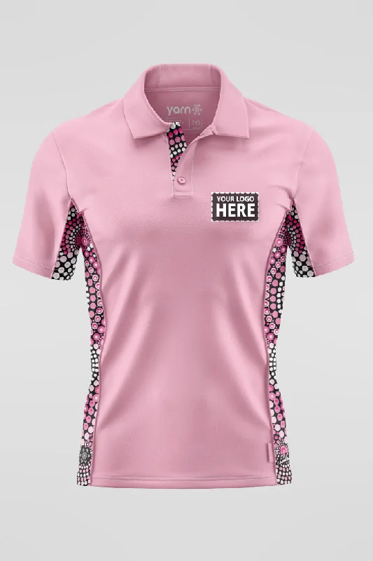 Pink Colours Pink Bamboo (Simpson) Unisex Polo Shirt