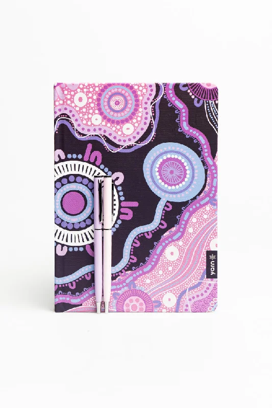 (Bulk Order) A Woman's Connection A5 Textured Notebook with Pens