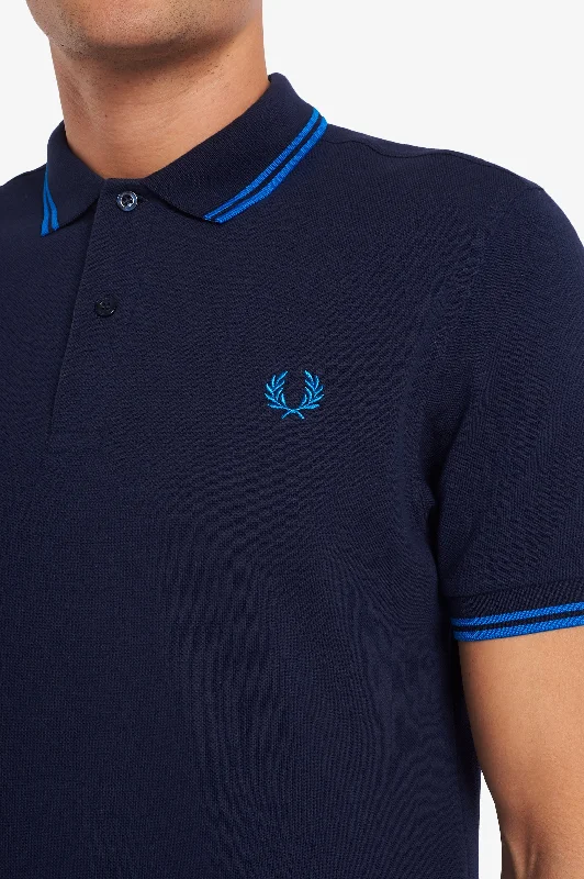 Fred Perry Polo Dark Carbon / Blue