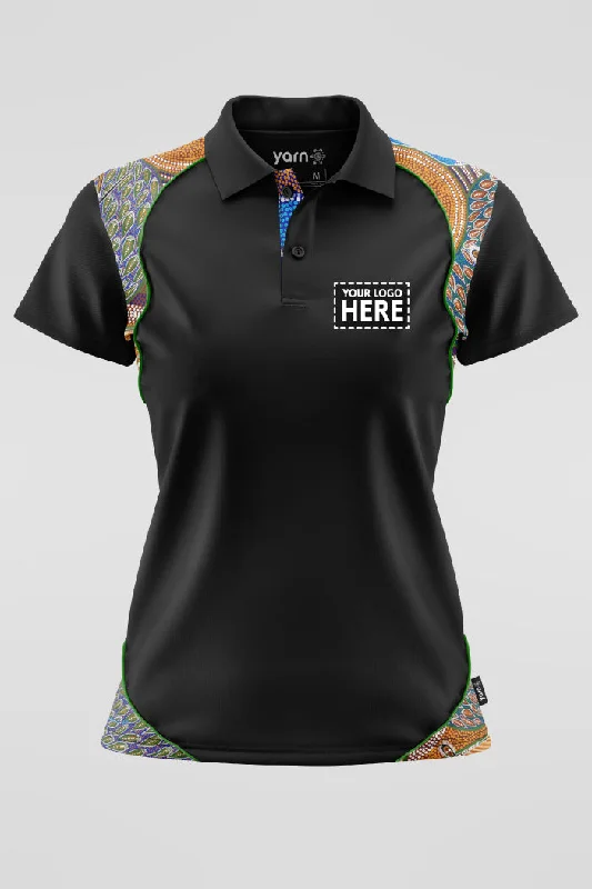 Maternity polo shirt for pregnant women's comfort(EXPRESS) Be The Voice Black Bamboo (Classic) Women's Fitted Polo Shirt Maternity polo shirt for pregnant women's comfort(EXPRESS) Be The Voice Black Bamboo (Classic) Women's Fitted Polo Shirt