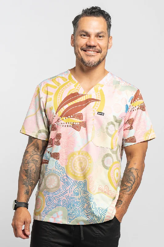 Two - tone polo shirt for a modern and stylish appearance(Bulk Order) Kindling Unisex Three Pocket Scrub Top Two - tone polo shirt for a modern and stylish appearance(Bulk Order) Kindling Unisex Three Pocket Scrub Top