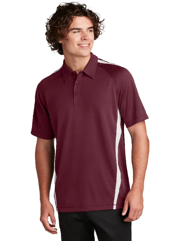 Maroon/White