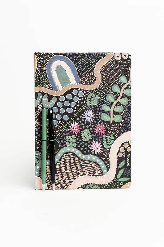 (Bulk Order) By The Waterhole A5 Textured Notebook with Pens