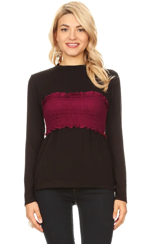 Black - Burgundy