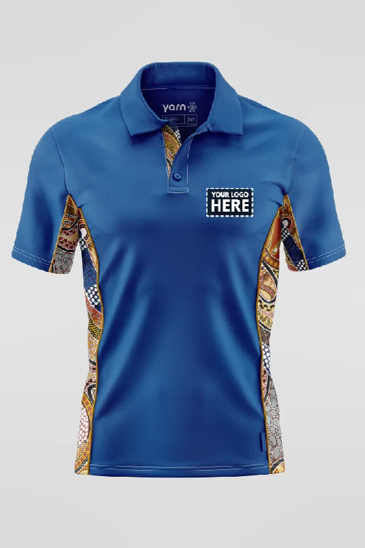 A Father's Teachings Blue Bamboo (Simpson) Unisex Polo Shirt