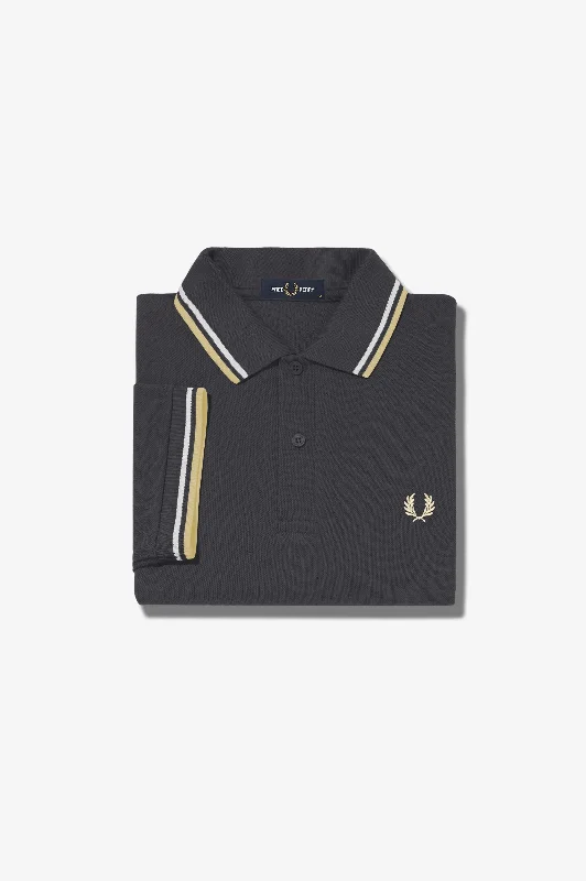 Fred Perry Polo Gunmetal / Ecru / Desert