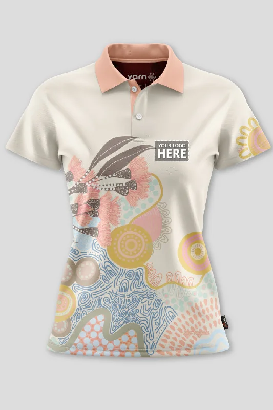 Hand - wash only polo shirt with delicate embroidery(EXPRESS) Kindling NAIDOC 2024 Essence Polo Shirt Hand - wash only polo shirt with delicate embroidery(EXPRESS) Kindling NAIDOC 2024 Essence Polo Shirt