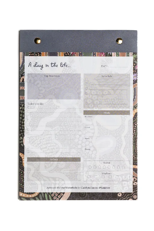 (Bulk Order) By The Waterhole A5 Daily Planner Notepad