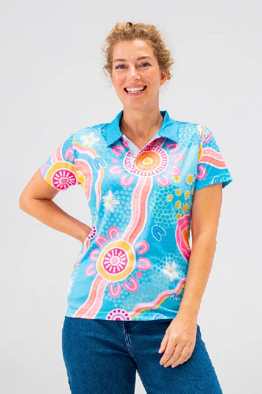 Moisture - wicking polo shirt for outdoor workoutsEndless Summer UPF 50+ Polo Shirt