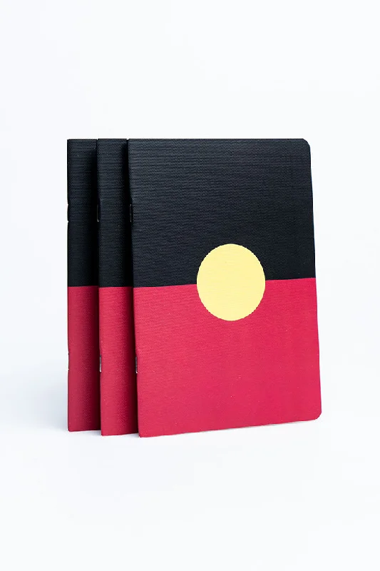 (Bulk Order) "Raise The Flag" Aboriginal Flag A5 Notebook Bundle (3 Pack)