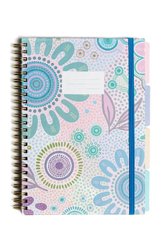 (Bulk Order) Coastal Country A5 Spiral Tab Notebook