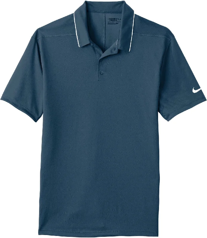 Petite - sized polo shirt with shorter lengthCLOSEOUT - NIKE Dri-FIT Edge Tipped Polo Petite - sized polo shirt with shorter lengthCLOSEOUT - NIKE Dri-FIT Edge Tipped Polo