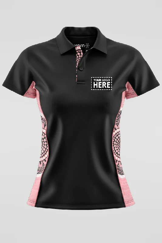 Puffed - sleeve polo shirt for a fashionable silhouette(EXPRESS) Boobie Sista Black Bamboo (Simpson) Polo Shirt Puffed - sleeve polo shirt for a fashionable silhouette(EXPRESS) Boobie Sista Black Bamboo (Simpson) Polo Shirt