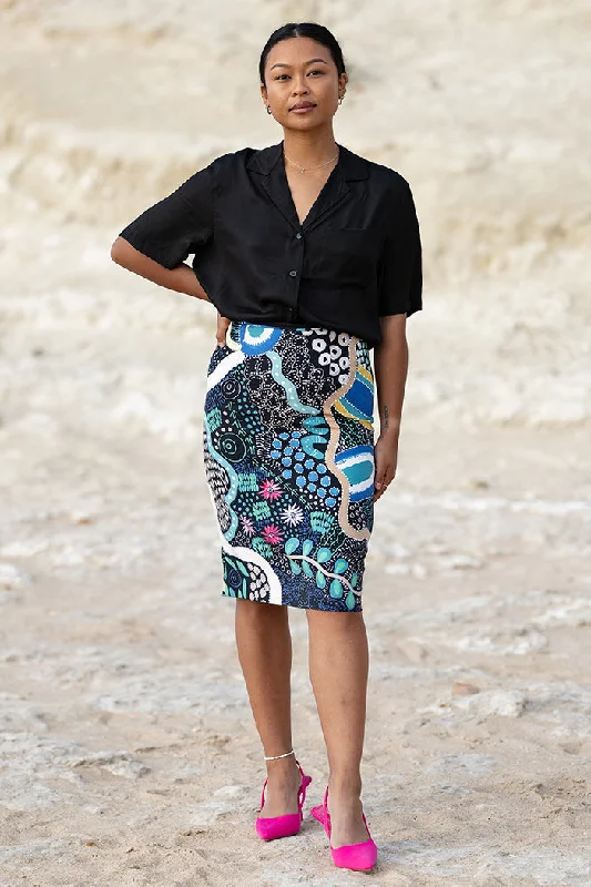 Skirts for a wine tasting By The Waterhole Pencil Skirt