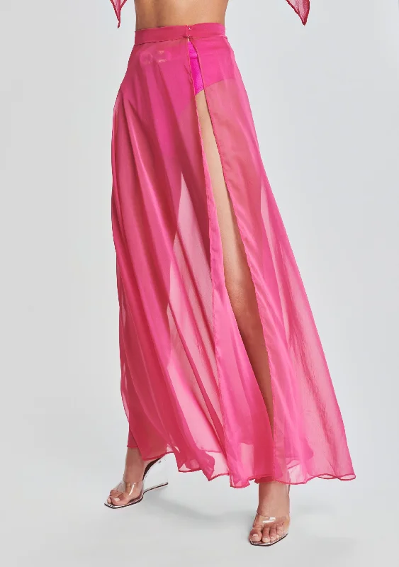 Skirts with a beaded embellishment Alaia Long Slit Skirt