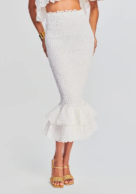 Printed organza skirts for a special occasion Lilliana Long Skirt