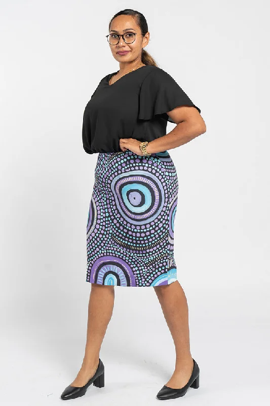 Khaki skirts for a military look Our Future, Together Pencil Skirt