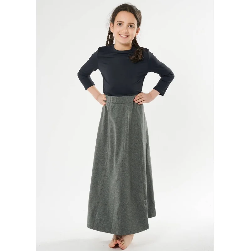 Skirts with a handkerchief hem Girls Maxi A-Line Skirt