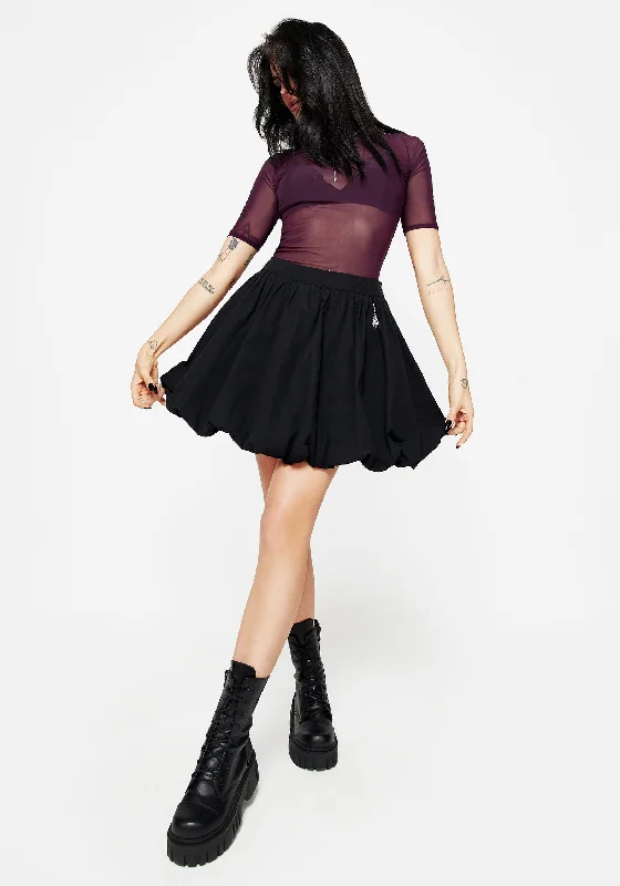 Skirts for a nature walk Aranya Puff Micro Mini Skirt