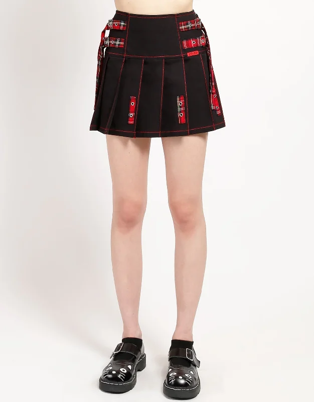 Wrap - around skirts for easy wearing PLEATED STRAP SKIRT