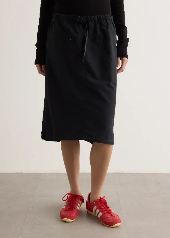 Midi skirts with pockets Nylon Packable Midi Skirt