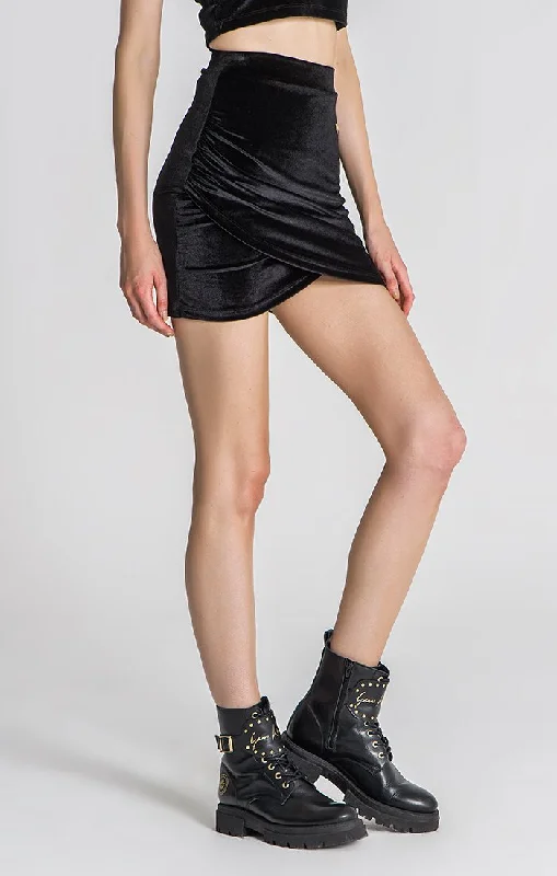 Skirts for outdoor activities Black Power Asymmetric Skirt