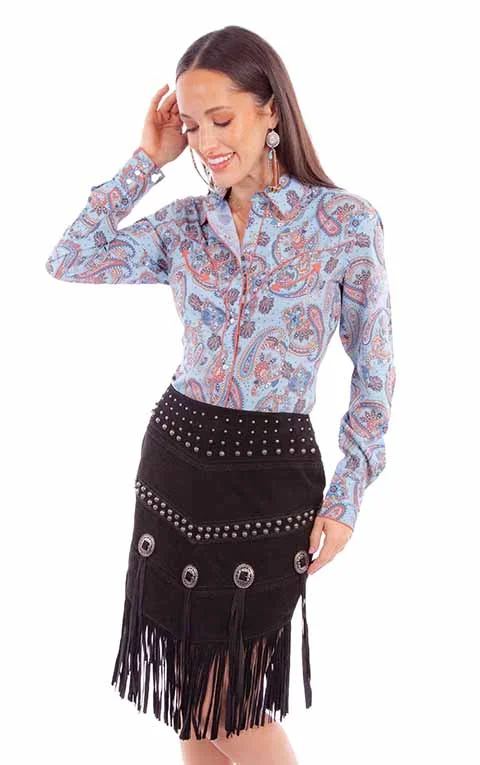 Skirts with a back vent Women's Scully Skirt #L1106-85