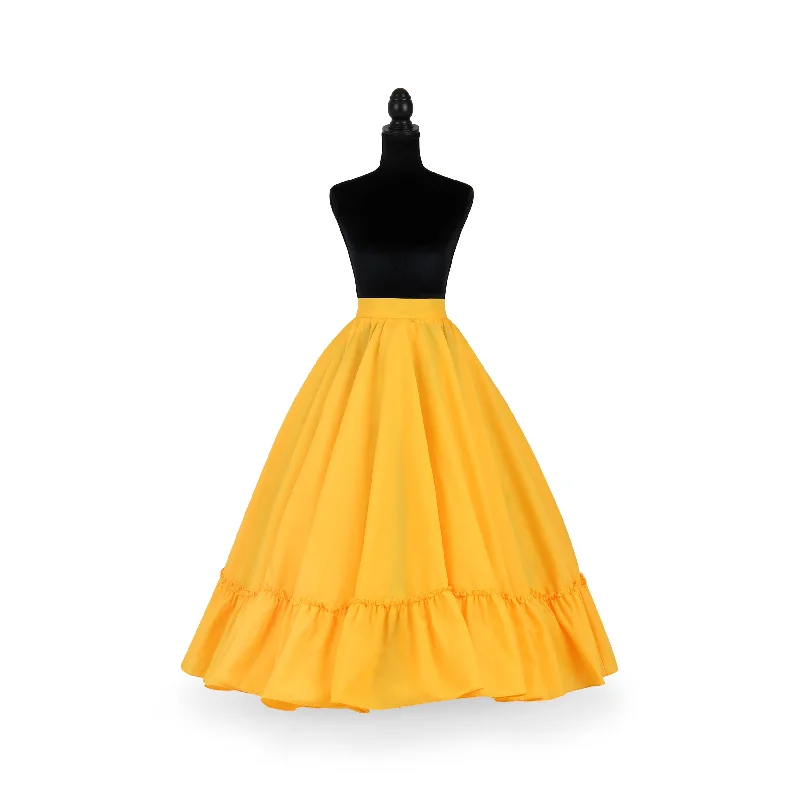 Corduroy skirts for winter Kakentli Folklorico Dance Practice Skirt, Poplin, Doble Vuelo, Essential Collection