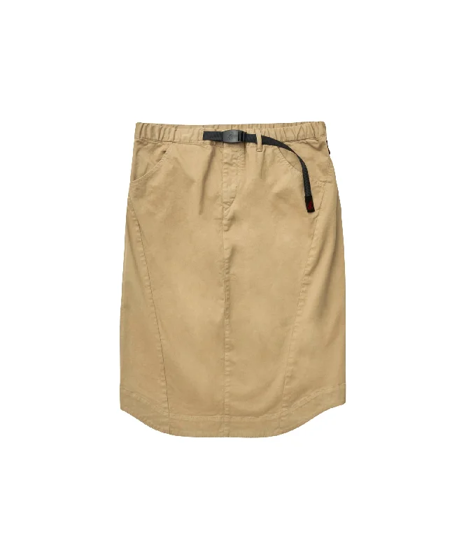 Printed chiffon skirts for spring Gramicci Lil Midi Skirt - Chino