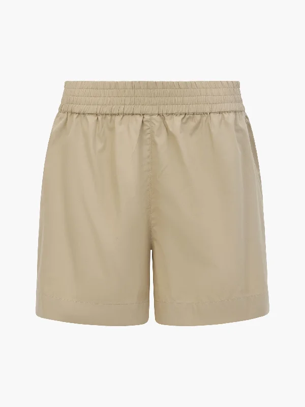 A - line skirts for a slimming effect Gathered Waist Shorts