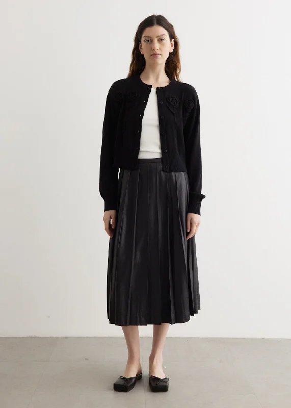 Skirts with a flounce Creased Pleated Skirt
